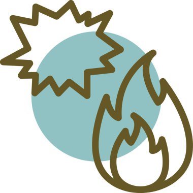 Simge vektör resimlemesini ateşle