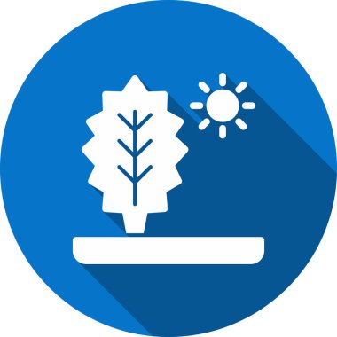 ağaç vektör simgesi modern basit illüstrasyon