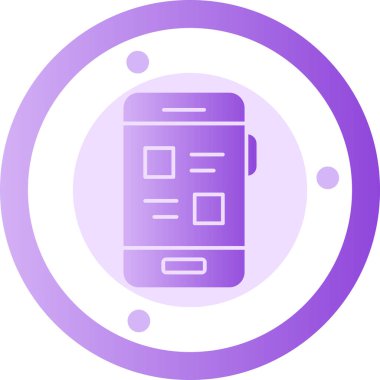 - Telefon. Web simgesi basit illüstrasyon