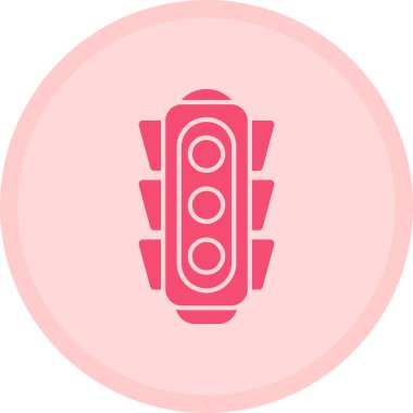 Modern b 'nin vektör çizimi trafik simgesinden yoksun