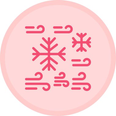 Kar tanesi. Web simgesi basit tasarım