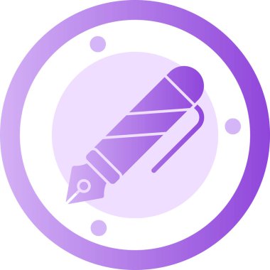 kalem simgesi vektör illüstrasyonu