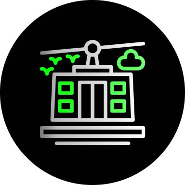 Modern eğitim ikonunun vektör illüstrasyonu