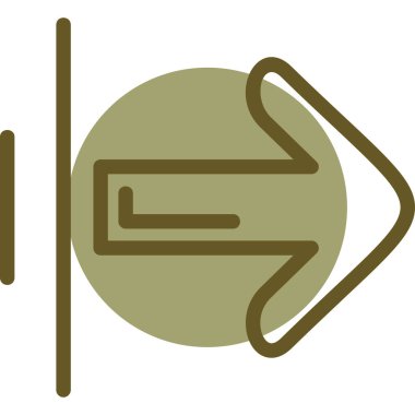 Müzik simgesi vektör illüstrasyonu