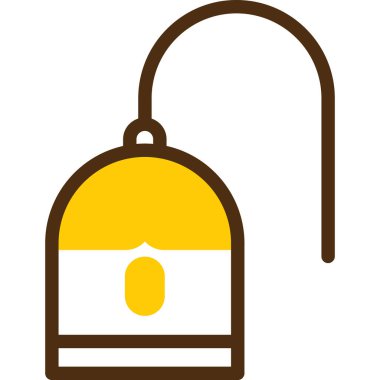 çanta çuval simgesi taslak biçimi