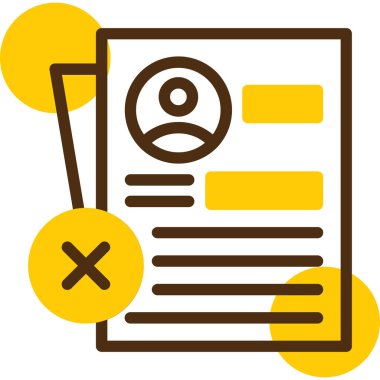 Belge. Web simgesi basit illüstrasyon