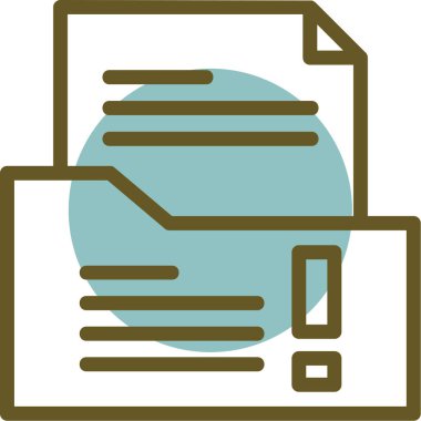 dosya belgesi. Basit resimleme