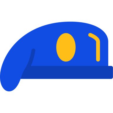 Şapka. Web simgesi basit illüstrasyon