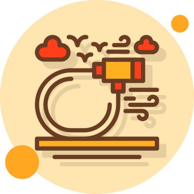 Kahve fincanı yassı bir ikon.