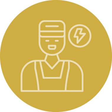 Maskeli bir adamın vektör çizimi