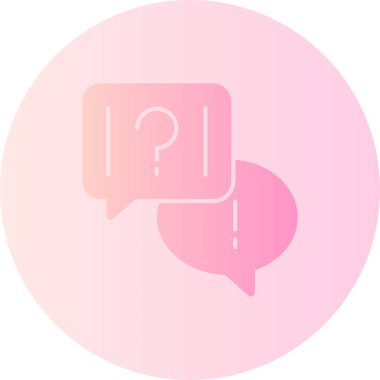 Soru ve cevap. Basit bir çizim. Web simgesi