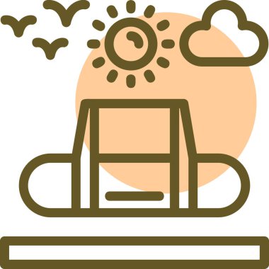 Modern eğitim ikonunun vektör illüstrasyonu