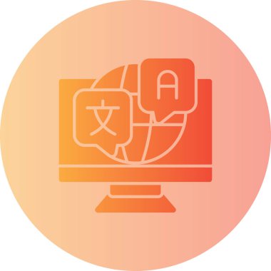 seo modern simgesinin vektör illüstrasyonu