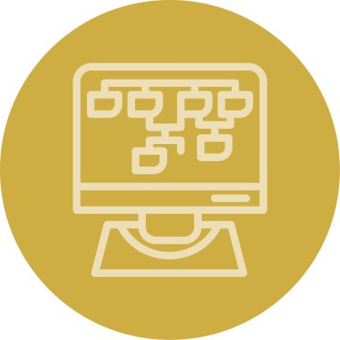 seo modern simgesinin vektör illüstrasyonu