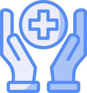 el ele tutuşan tıp simgesi