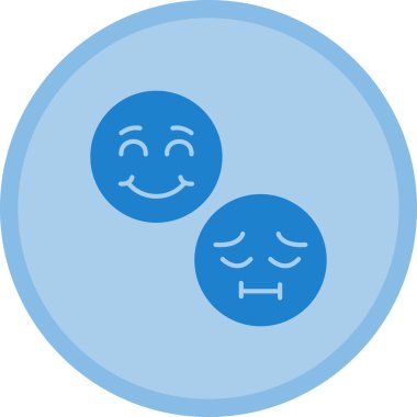 emoji. Web simgesi basit illüstrasyon