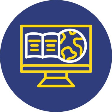 Eğitim simgesinin vektör illüstrasyonu