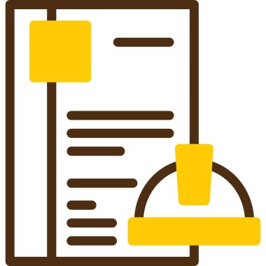 Sözleşme. Web simgesi basit tasarım