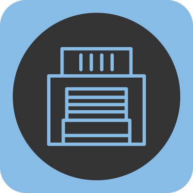 Vektör sunucu simgesi, vektör illüstrasyonu