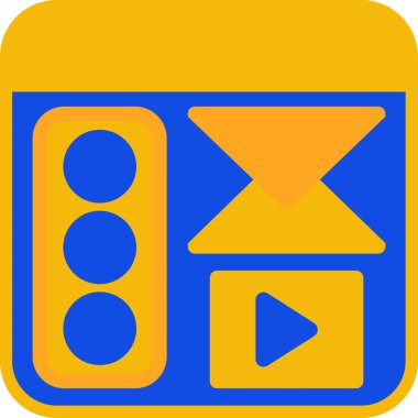 müzik simgesi ve vektör illüstrasyonu beyaz arkaplanda izole edildi