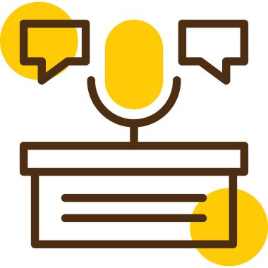 Sohbet mesajı. Basit resimleme