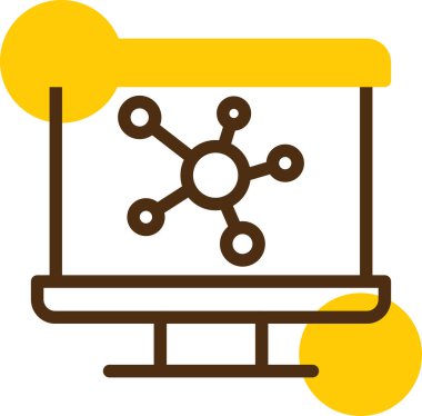 veri analiz simgesi, özet vektör çizimi