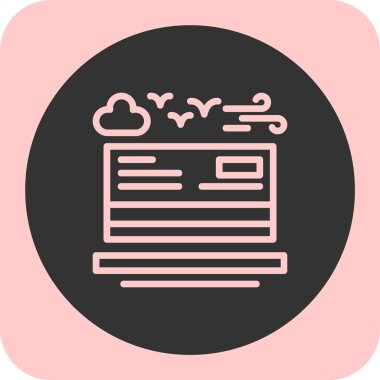 seo modern simgesinin vektör illüstrasyonu