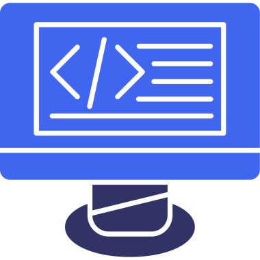 Bilgisayar monitörü. Web simgesi