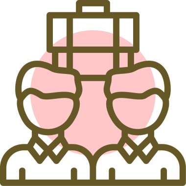 Çizgi film simgesinin vektör çizimi