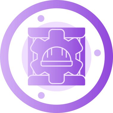 Eşsiz Ayarlar Vektör Kabartma Simgesi