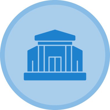 bina simgesi, vektör illüstrasyonu