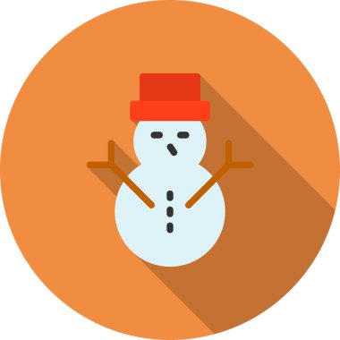 Kardan Adam simgesi vektör çizimi