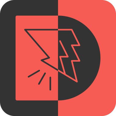 Kırık simgenin vektör illüstrasyonu