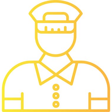 officer icon vector illustration