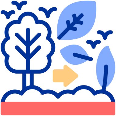 Bir tasarım içinde vektör illüstrasyon simgesi