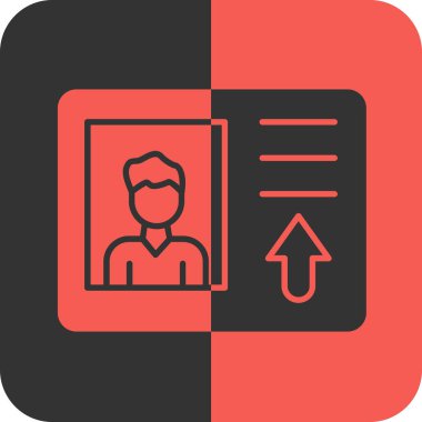 kart simge vektör çizim