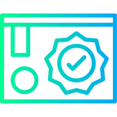 seo modern simgesinin vektör illüstrasyonu