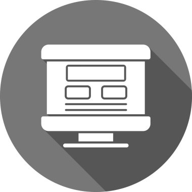 Dizüstü bilgisayarın ağ simgesi