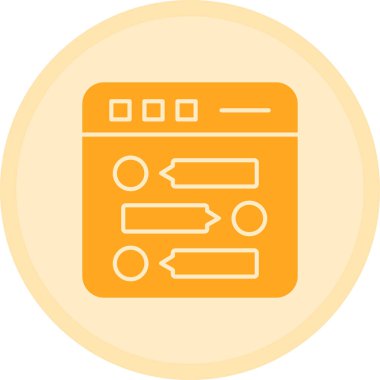 Web simgesi vektör illüstrasyonu