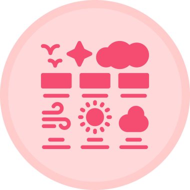 Bulut. Web simgesi basit tasarım