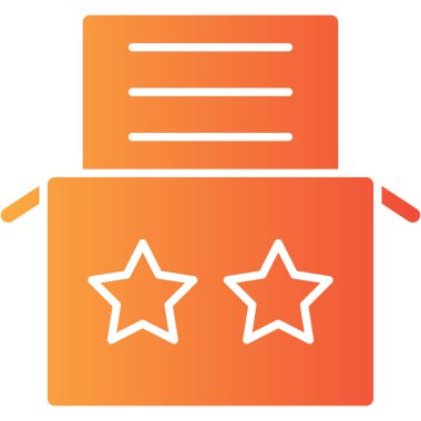 Web simgesi derecelendirmesi basit illüstrasyon