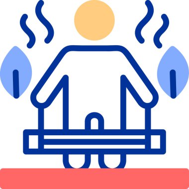 Bir bank simgesinin vektör illüstrasyonu