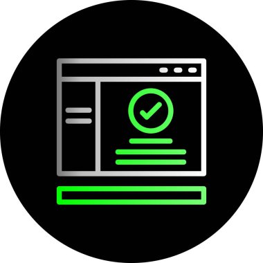 seo modern simgesinin vektör illüstrasyonu