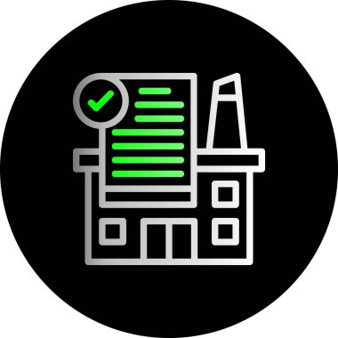 işaret simgesini işaretle, vektör illüstrasyonu