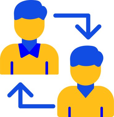 İş adamı. Basit illüstrasyon