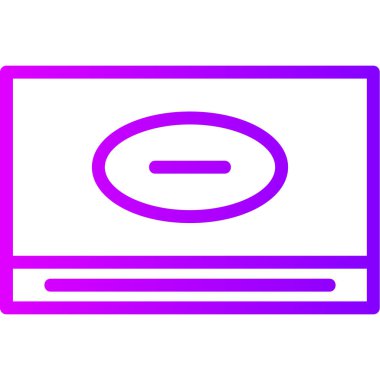 Bilgisayar. Web simgesi basit tasarım