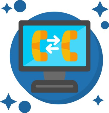 Simgeli bilgisayar masaüstü