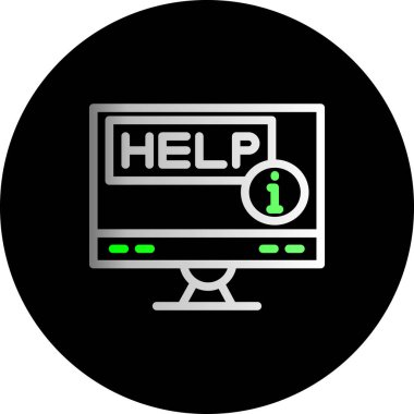 yardımcı web vektörü basit illüstrasyon tasarımı