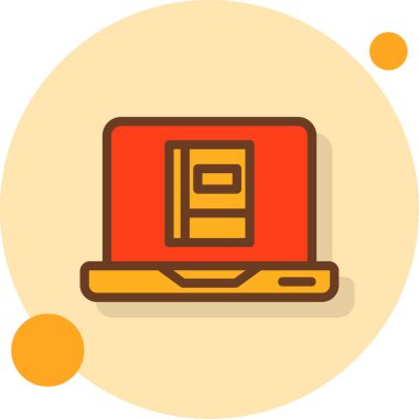 Bilgisayar. Web simgesi basit illüstrasyon