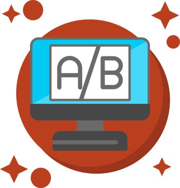 seo modern simgesinin vektör illüstrasyonu